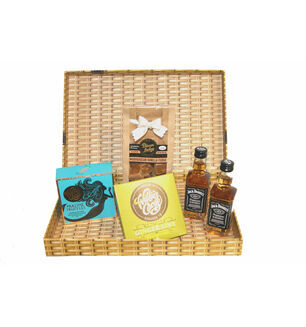 Devon Chocolate, Fudge & Whiskey Letter Box Gift