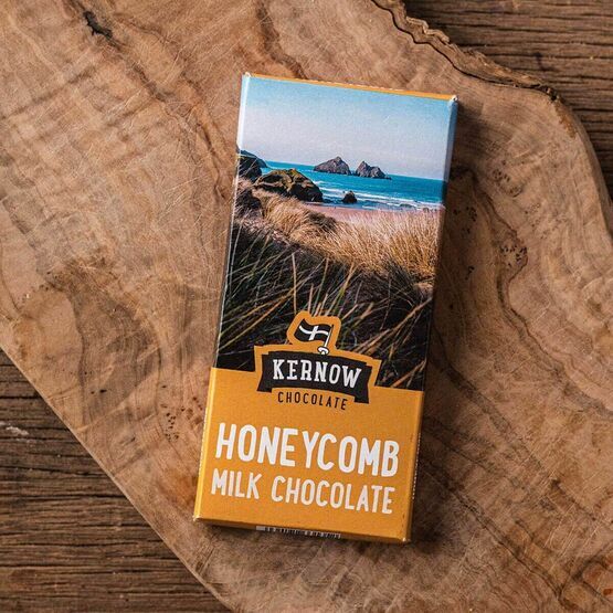Kernow Honeycomb Milk Chocolate-95g