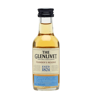 Glenlivet Founder's Reserve Single Malt Scotch Whisky Miniature - 5cl