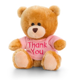 Pipp The Bear Thank You Teddy - Pink T Shirt