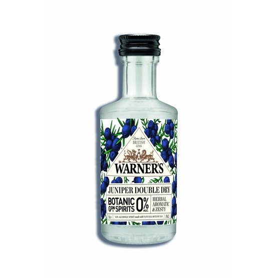 Warner's Juniper Double Dry 0% Botanic Garden Spirit - 5cl