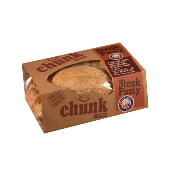 Chunk Devon Steak Pasty - 260g Baked