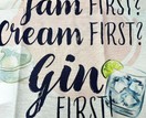 Jam First? Cream First? Gin First? Tea Towel additional 2