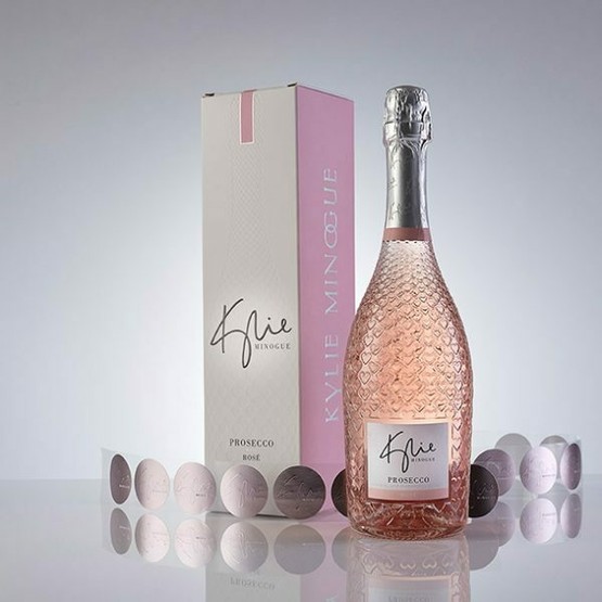 A Kylie Minogue Prosecco Rosé 75cl In a Bespoke Gift Box NV