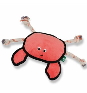 Recycled Rough & Tough Crab Dog Toy - Large