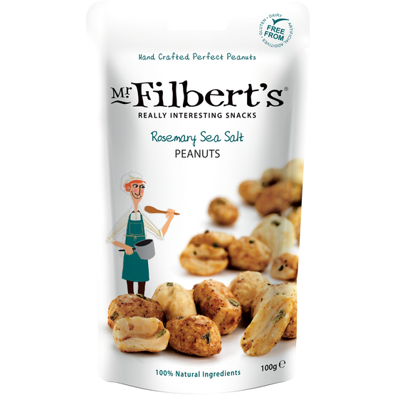 Mr Filberts Rosemary Sea Salt Peanuts 100g