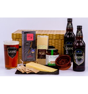 Dartmoor Legend Ale, Cheese and Chutney Hamper