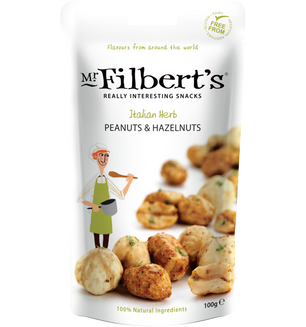 Mr Filbert's Italian Herb Peanuts & hazelnuts