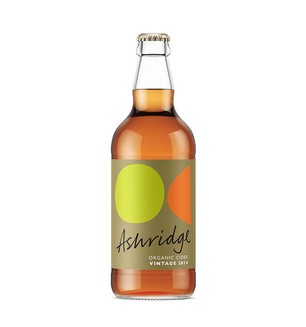 Ashridge Organic Cider Vintage 2018 500ml