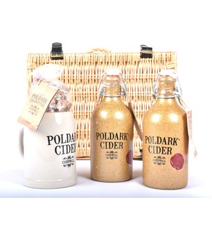 The Poldark Cider, Mug & Cornish Cream Fudge Hamper