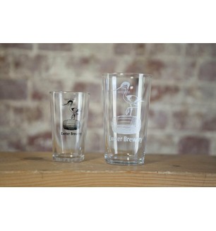 Exeter Brewery Half Pint Glasses