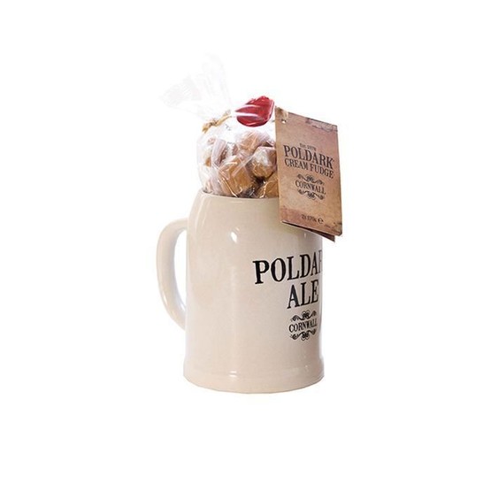 Poldark Ale Mug and Cornish Cream Fudge