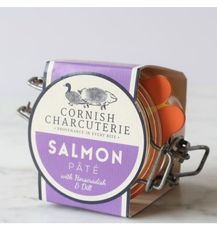 Cornish Charcuterie Salmon Pâté with Horseradish 110g