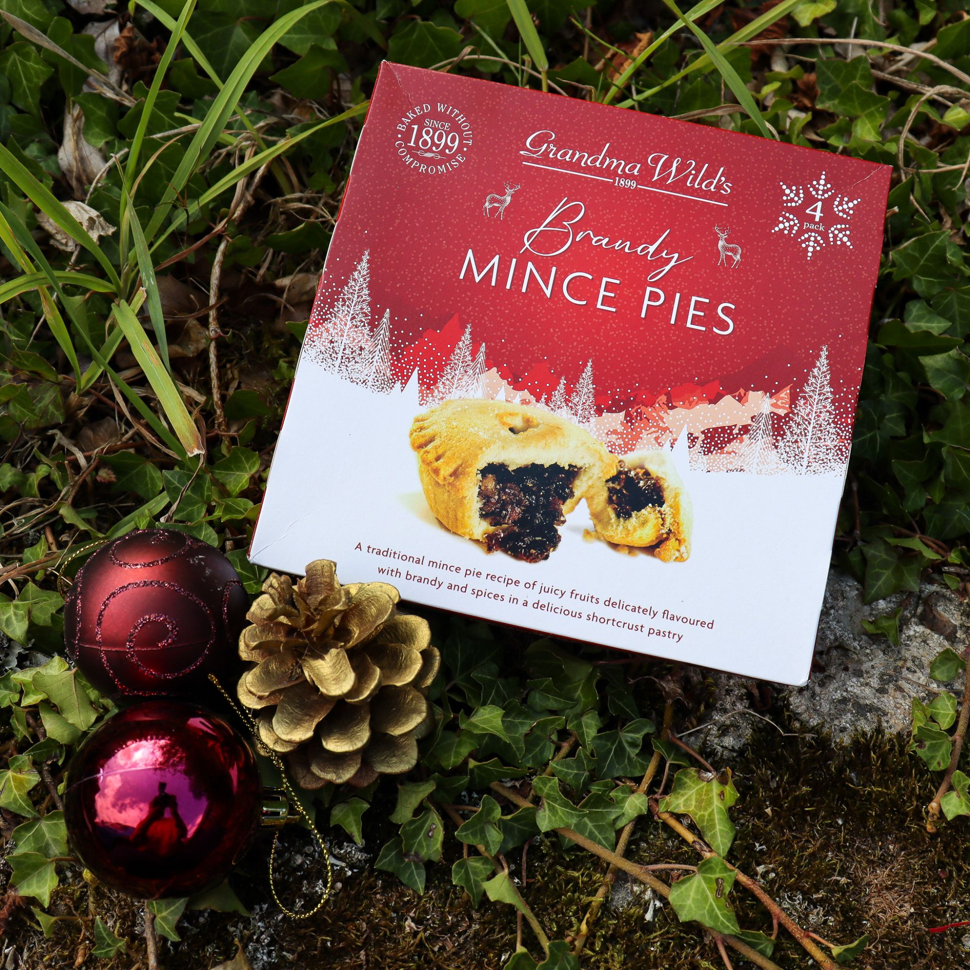 Grandma Wild's Deep Brandy Mince Pies x 4