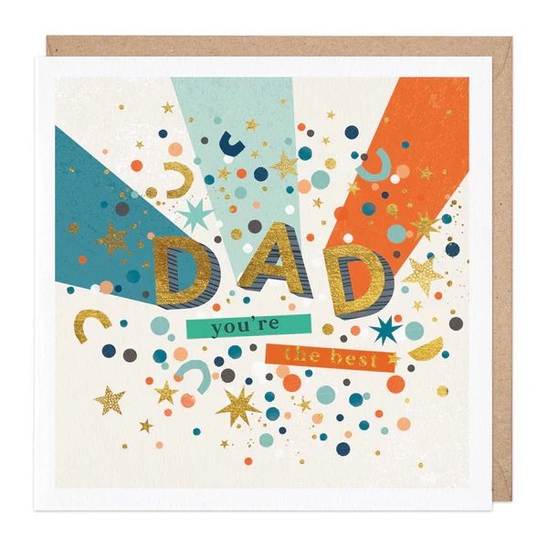 Greeting Card - "Dad You're the Best"