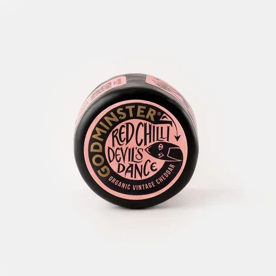 Godminster Red Chilli Devil Dance Organic Vintage Cheddar