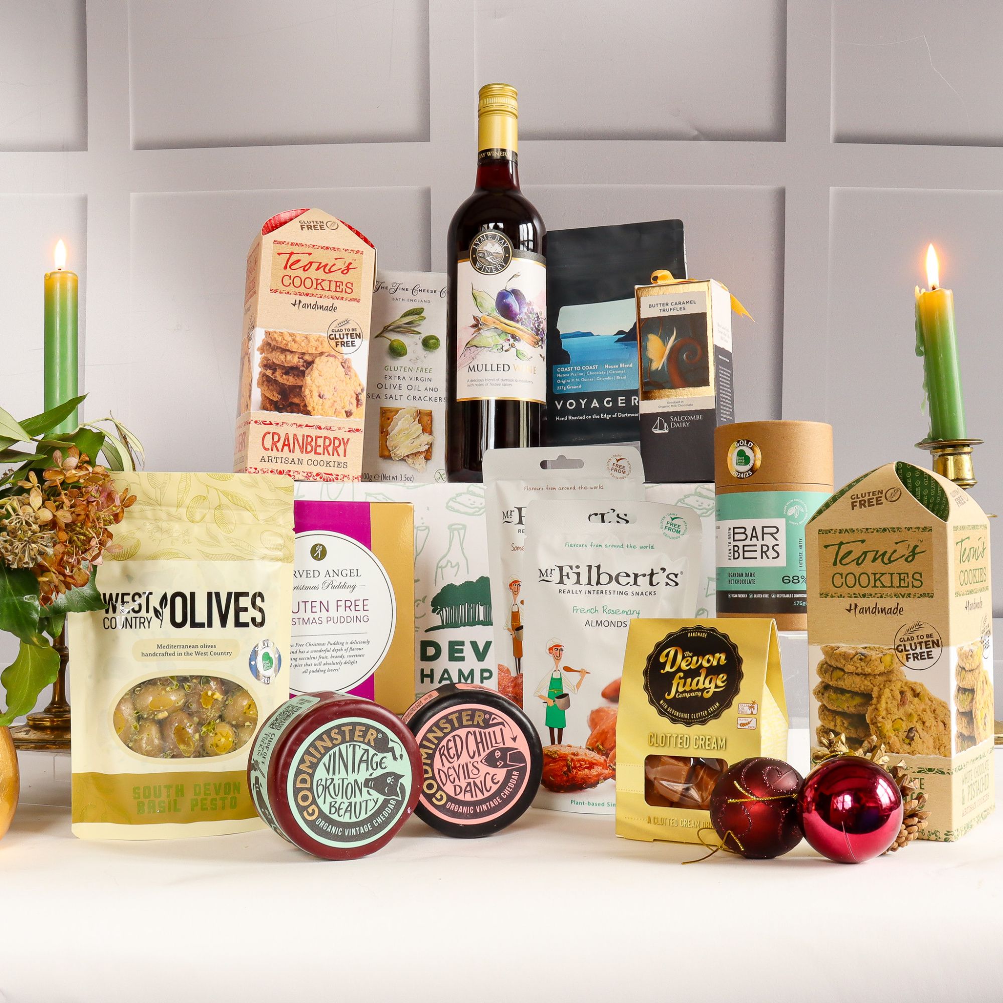 Gluten Free Merry Christmas Hamper Wicker Hamper