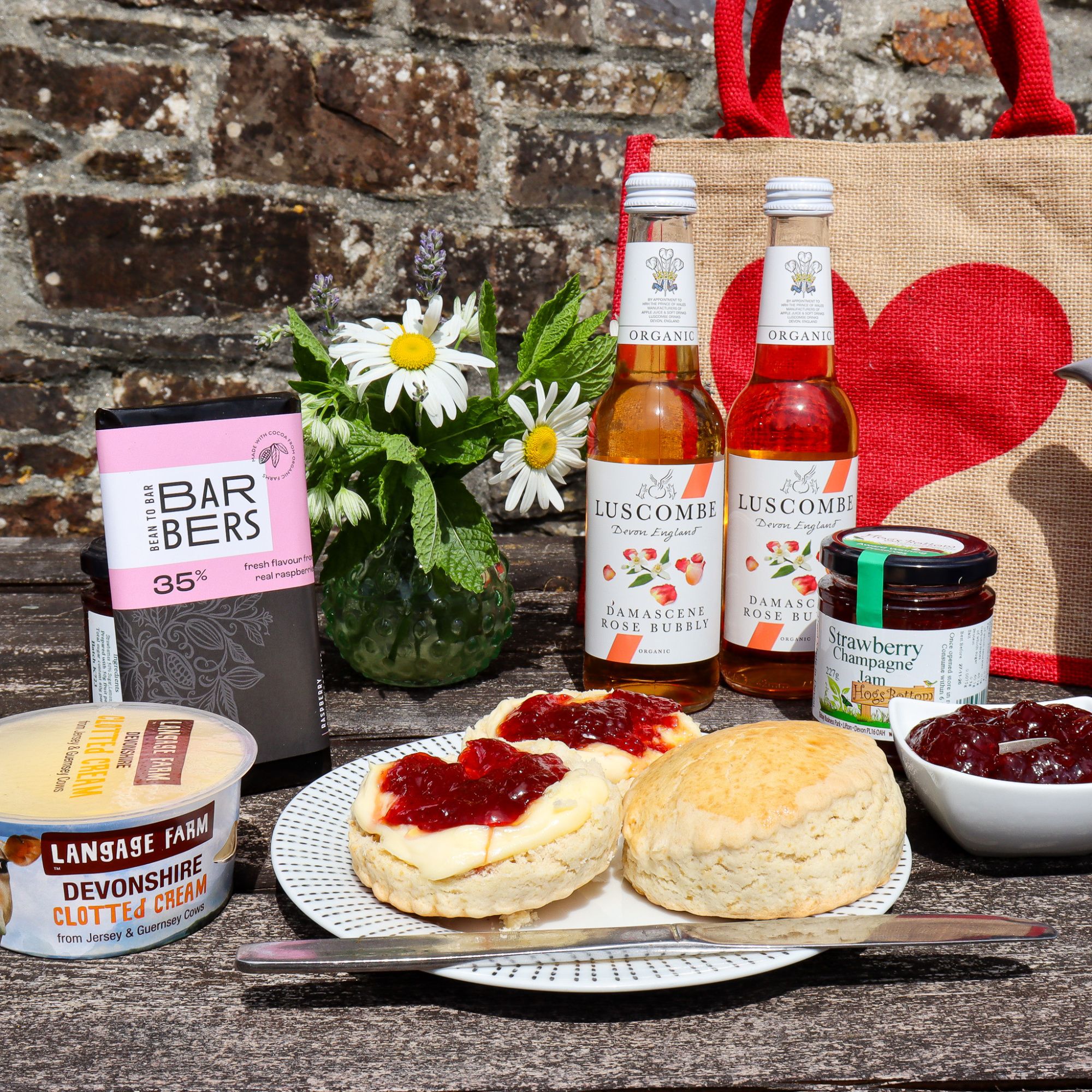Sent with Love - Cream Tea Hamper - Standard Box