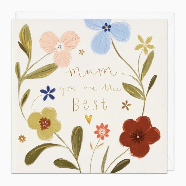 Greeting card quotMum You Are The Bestquot
