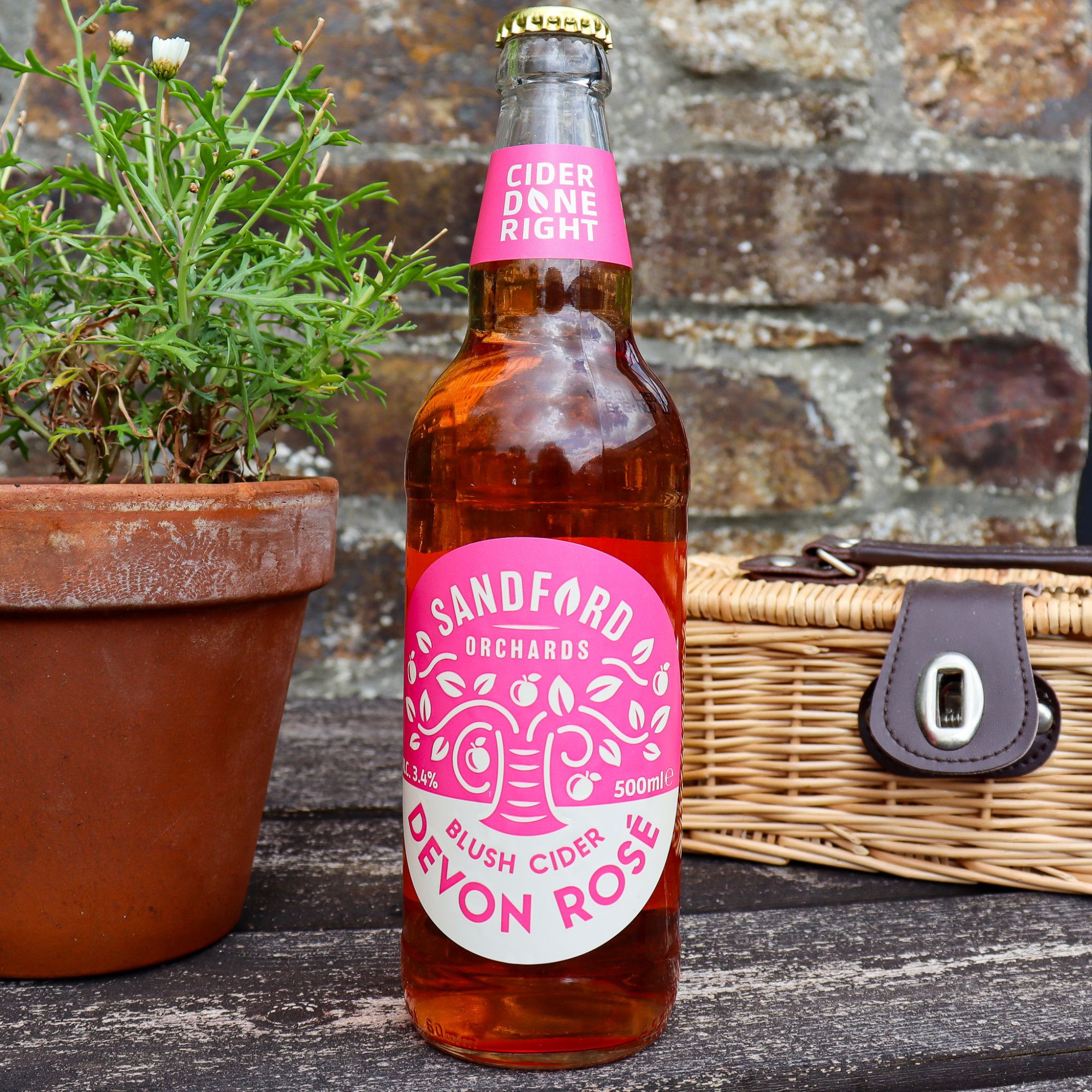 Sandfords Orchard Devon Blush Rose Cider 500ml