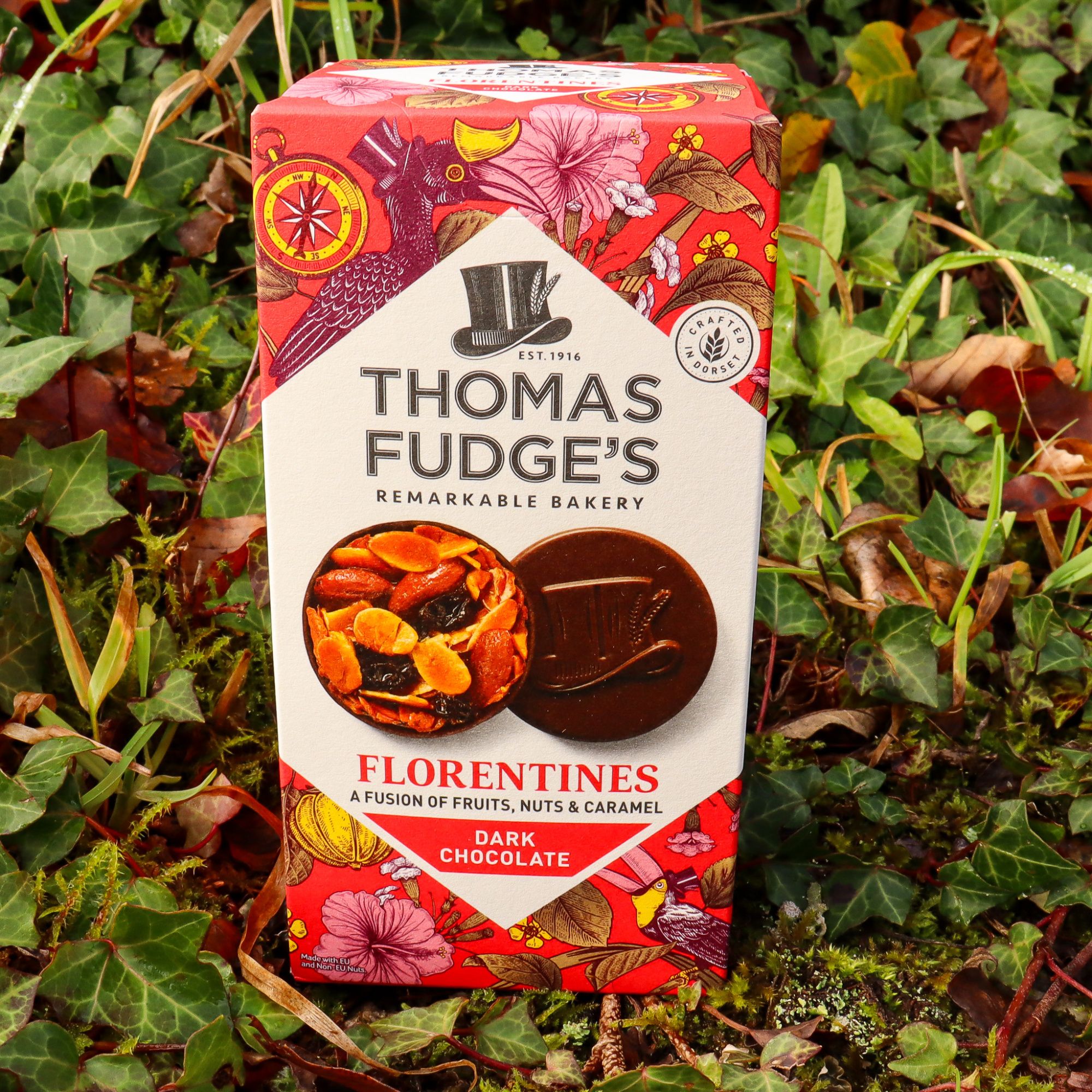 Thomas Fudge Dark Chocolate Florentines 114g