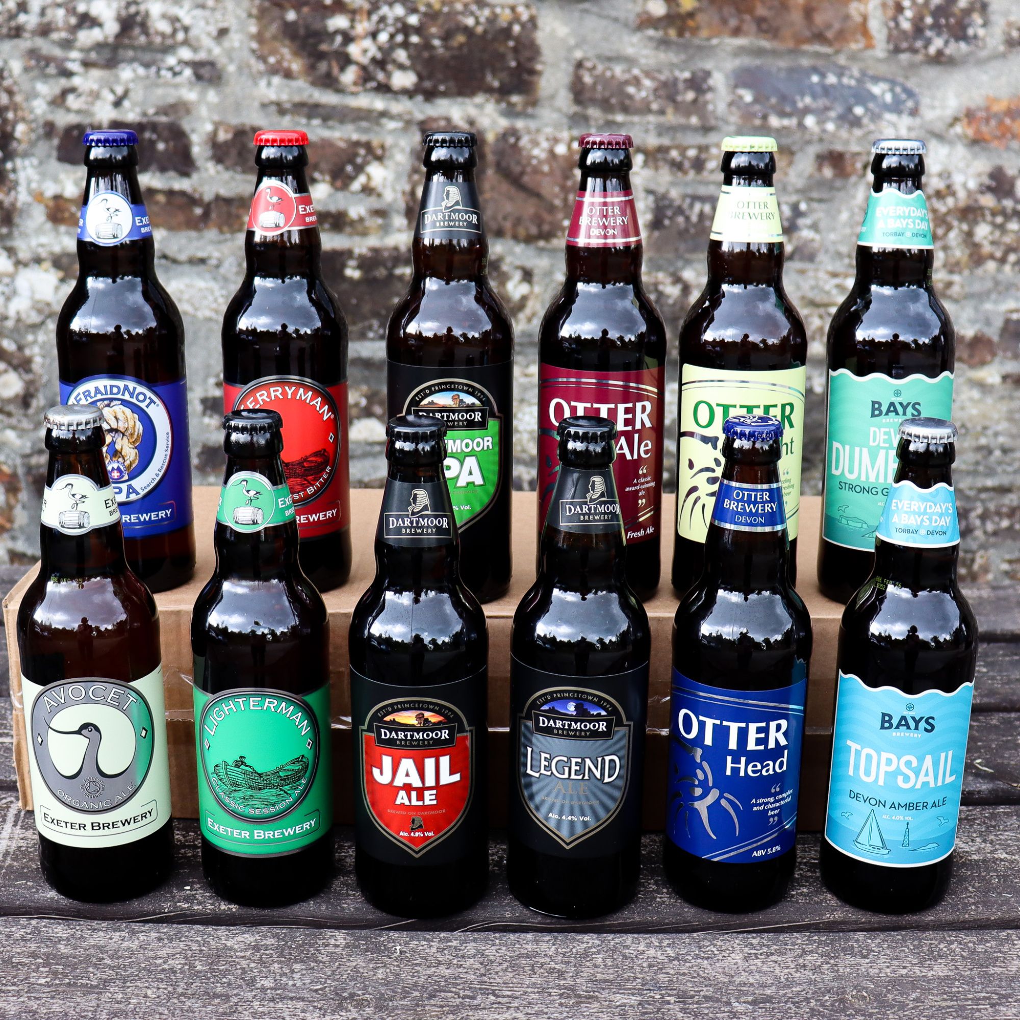 The Devon Dozen Twelve Ales Hamper - Standard Box