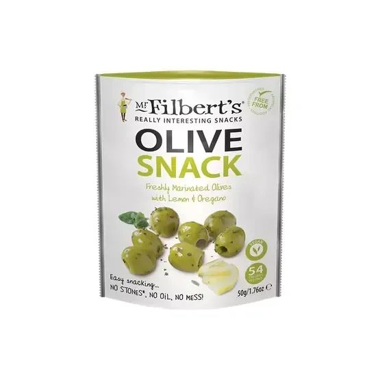 Mr Filbert's Olive Snack Lemon & Oregano 50g