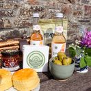 Devon Sunshine Rose Hamper (zero alcohol)