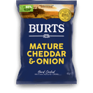 Burts Mature Cheddar &amp; Onion Crisps 40g