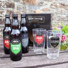 Dartmoor Brewery 3 x 500ml Bottle Presentation Pack &amp; 2 Glasses