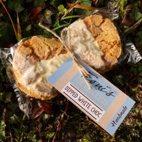 Teoni's Dipped White Choc Cookies
