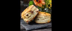 Large Fresh Baked Fruit Scones x2
