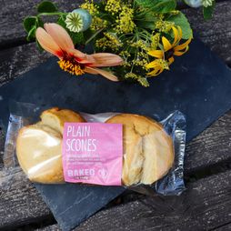 Freshly Baked Gluten Free Plain Scones x2