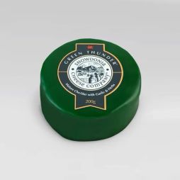 Green Thunder Mature Cheddar with Garlic and Herbs 200g