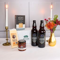 Dartmoor Legend Beer, Cheese and Chutney Hamper