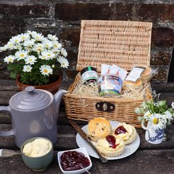 Devon Fruit &amp; Plain Scone Cream Tea Hamper