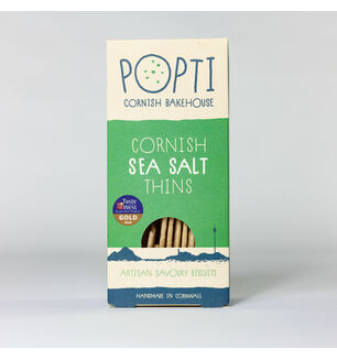 Popti Cornish Sea Salt Thins 120g