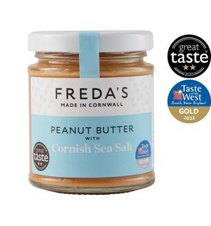 Freda's Peanut Butter With Cornish Sea Salt - 180g