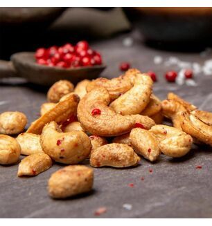 Mr Filberts Peruvian Pink Peppercorn Cashews & Peanuts 100g
