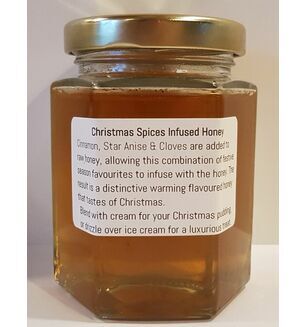 Christmas Spiced Infused Honey 227g