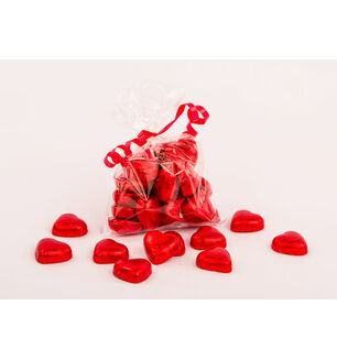 Red Chocolate Hearts 200g