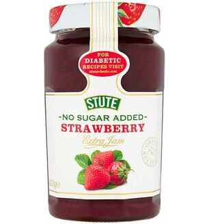 Stute No Sugar Added Strawberry Jam 430g