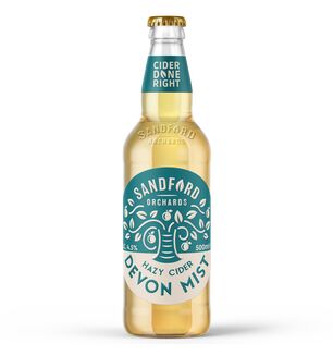 Sandford Orchards Devon Mist - Cloudy Sparkling Cider 500ml