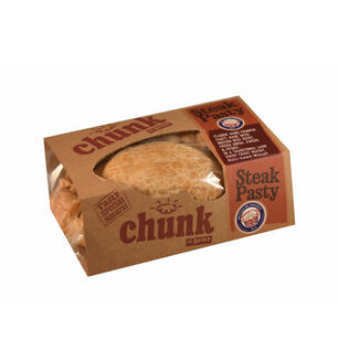 Chunk Devon Steak Pasty - 260g Baked