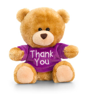 Pipp The Bear Thank You Teddy - Purple T Shirt