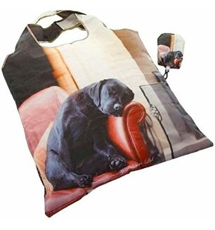 Sleeping Labrador Shopping Bag