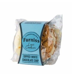 Furniss Dipped White Chocolate Cookies - 200g