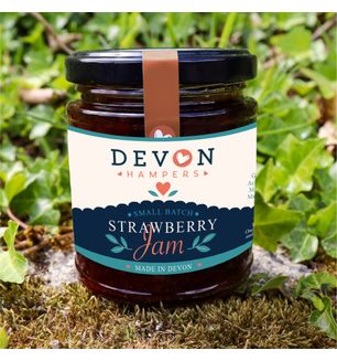 Devon Hampers Strawberry Jam 227g