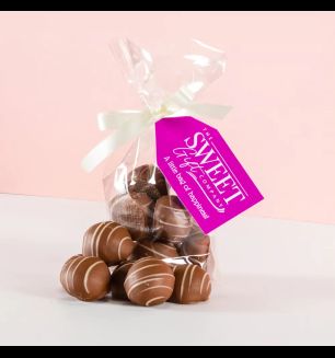 Milk &amp; White Marc de Champagne Truffles (110g)