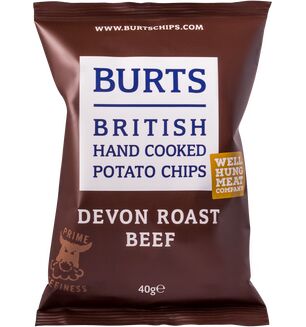 Burts Crisps-Devon Roast Beef 40g
